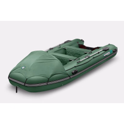 Лодка надувная ПВХ Gladiator E420PRO НДНД, зеленый