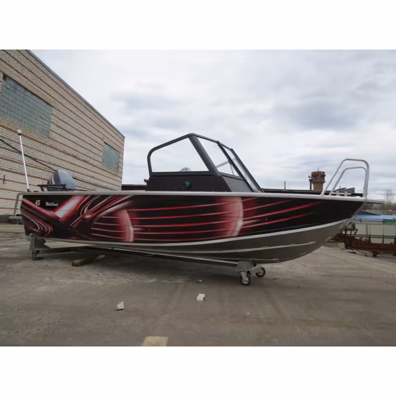 Лодка алюминиевая WellBoat 45I