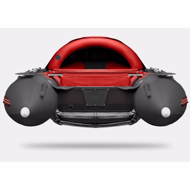 Лодка надувная ПВХ Gladiator E330PRO НДНД, красный/черный