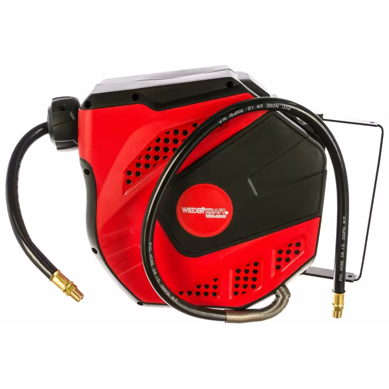 Шланг пневматический на катушке Wiederkraft WDK-85150, 10 м