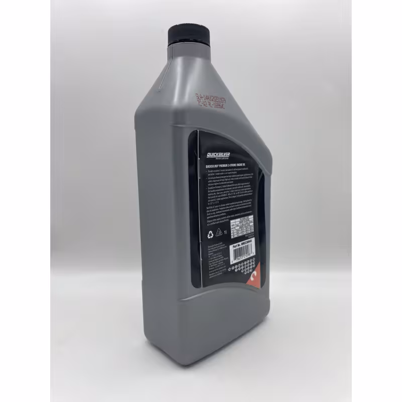 Масло моторное 2Т синтетическое Quicksilver Premium TC-W3, 1 л