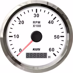 Тахометр Kus KY07106, со счетчиком моточасов