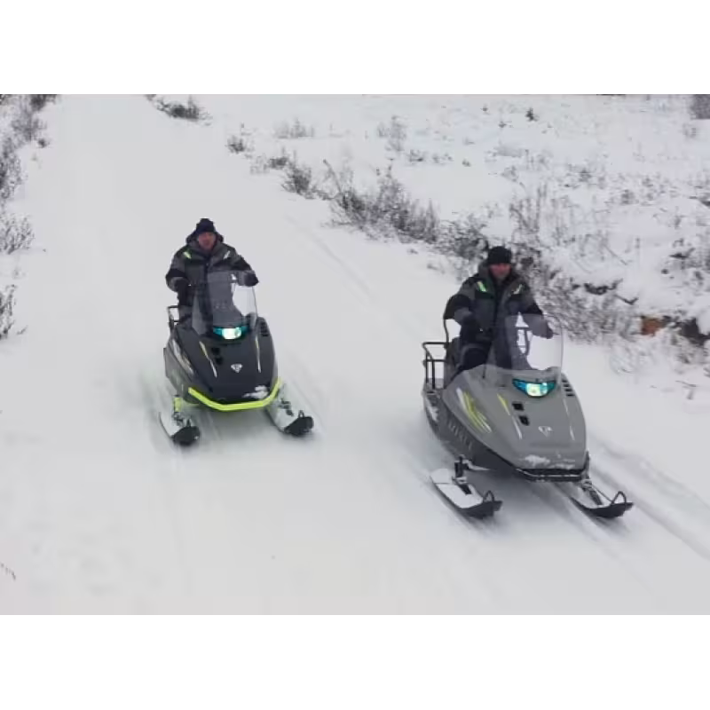 Снегоход Бурлак Азимут, 20 л.с., серый