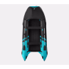 Лодка надувная ПВХ Gladiator E420PRO НДНД, бирюзовый/черный