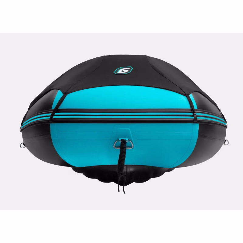 Лодка надувная ПВХ Gladiator E420PRO НДНД, бирюзовый/черный