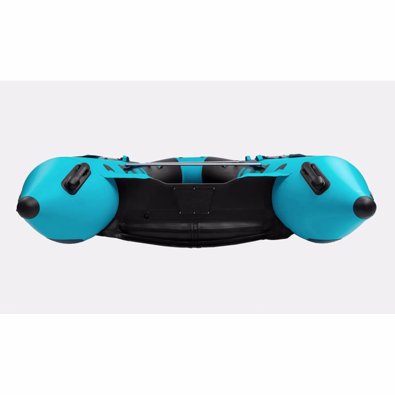 Лодка надувная ПВХ Gladiator E420PRO НДНД, бирюзовый/черный