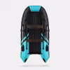 Надувная лодка ПВХ Gladiator E350S, НДНД, бирюзовый/черный