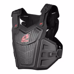 Жилет защитный EVS F1, черный/красный, размер L/XL