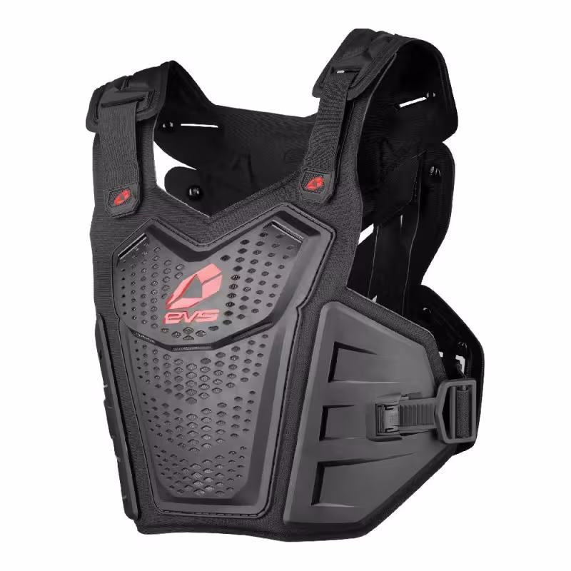 Жилет защитный EVS F1, черный/красный, размер L/XL