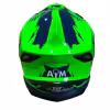 Мотошлем детский AiM JK802Y Orange/Blue, оранжевый/синий, размер Y/L