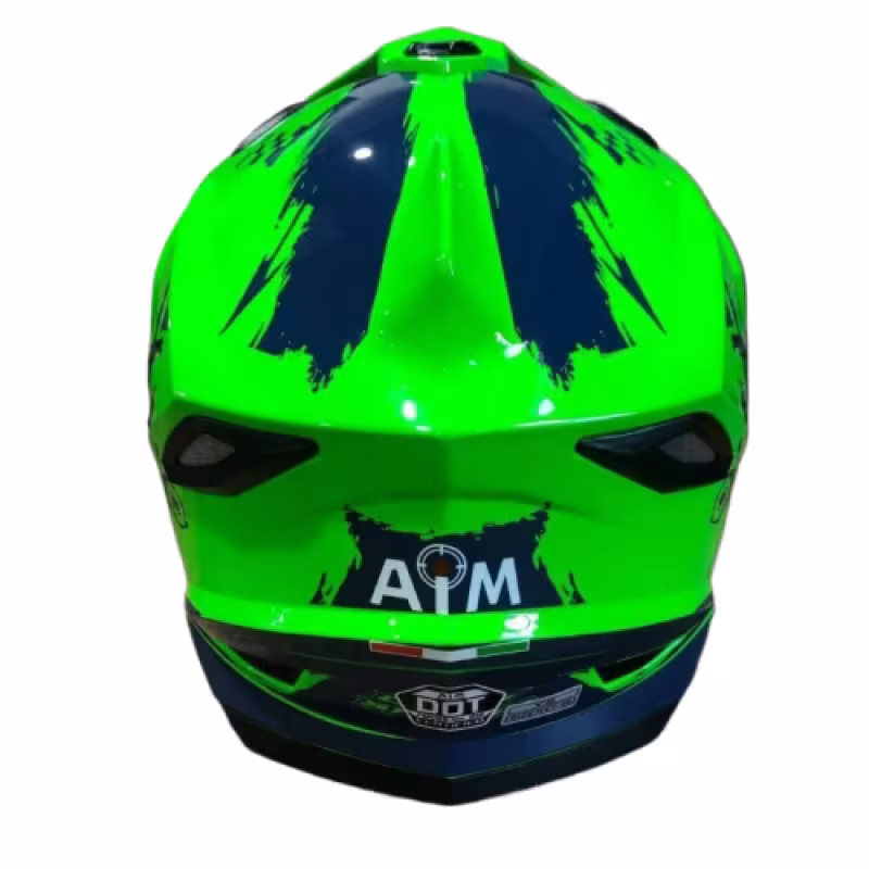 Мотошлем детский AiM JK802Y Orange/Blue, оранжевый/синий, размер Y/L