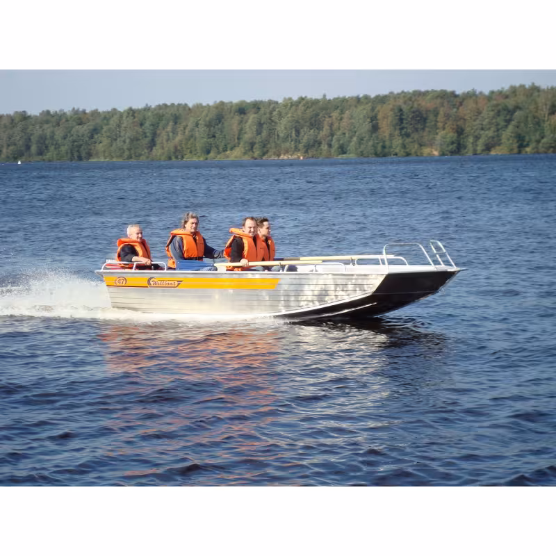 Лодка алюминиевая WellBoat 47
