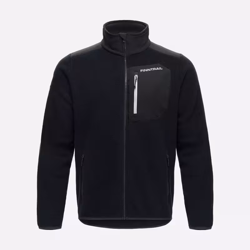 Толстовка мужская Finntrail Sherpa 1397 Графит (Graphite), флис, размер L, 175-185 см