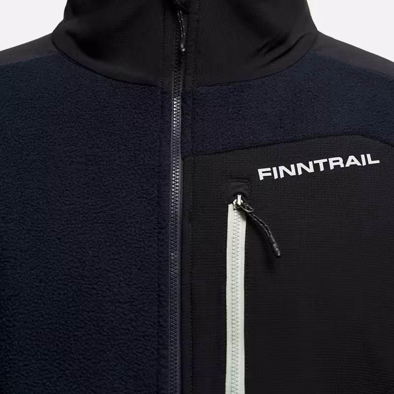 Толстовка мужская Finntrail Sherpa 1397 Графит (Graphite), флис, размер L, 175-185 см