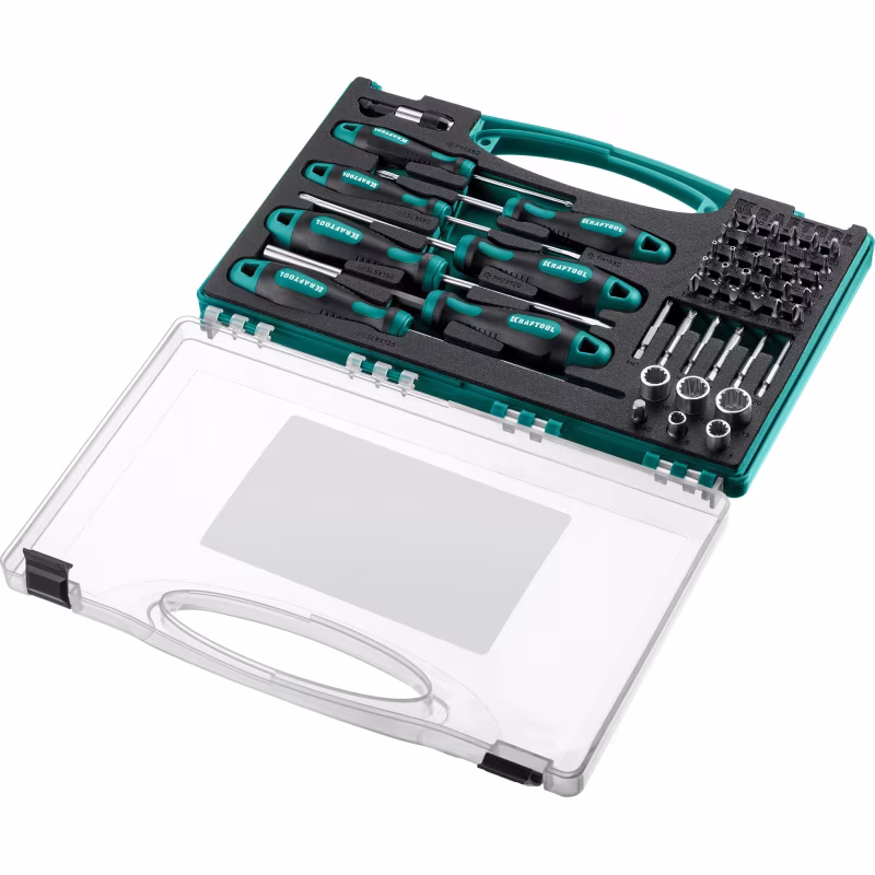 Набор отверток и насадок Kraftool X-Drive-50, 50 предметов