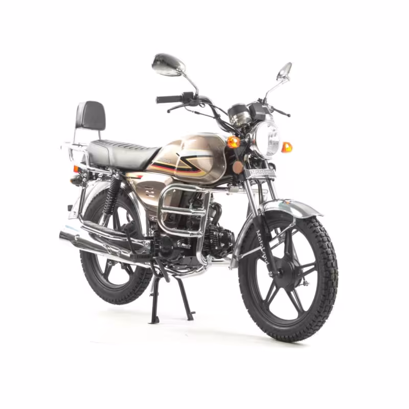 Мопед Motoland Alpha VR 11, коричневый