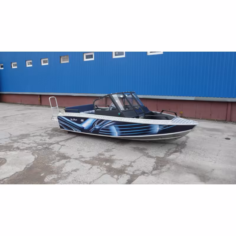 Лодка алюминиевая WellBoat-41-4