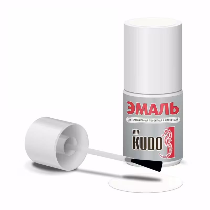 Подкраска с кистью Kudo № 240 Белое Облако, 15 мл