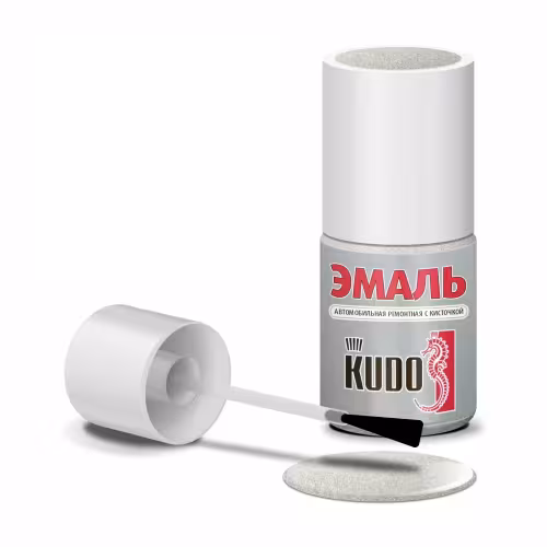 Подкраска с кистью Kudo № 242 Серый базальт металлик, 15 мл