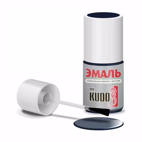 Подкраска с кистью Kudo № 456 Темно-синий, 15 мл