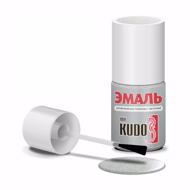Подкраска с кистью Kudo № 626 Мокрый асфальт, 15 мл