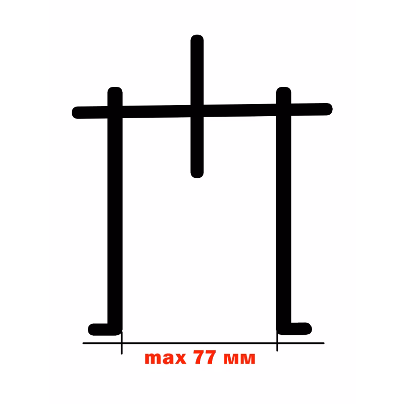 Съемник подшипников двухлапый, передвижной Дело Мастера 72126, 150 мм
