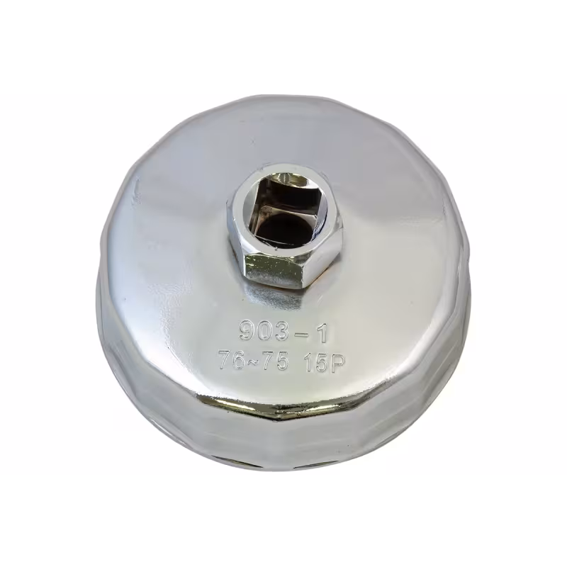 Съемник масляного фильтра AV Steel AV-920103, 15-гранный, 75 мм