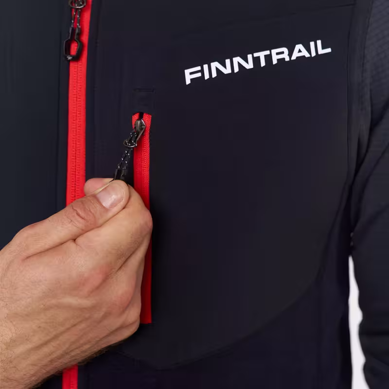 Термокомбинезон мужской Finntrail Polar 1395, флис, черный, размер XS