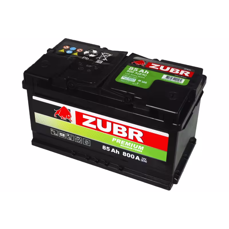 Аккумулятор Zubr Premium, 85Ah, 12V