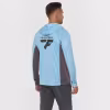 Лонгслив мужской с капюшоном Finntrail Wave Big Logo 6614 LightBlue, полиэстер, голубой, размер 50-52 (L), 175-185 см