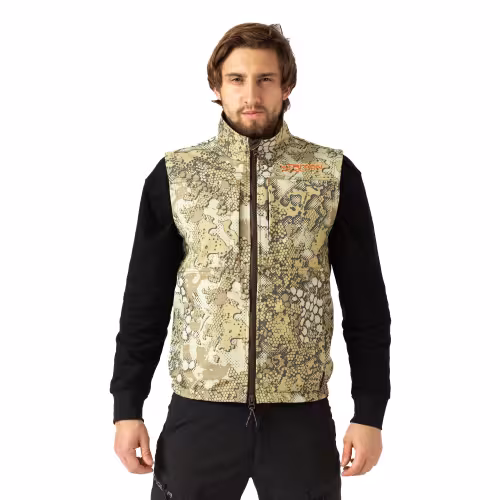 Жилет мужской Triton Gear Ridge, ткань Софтшелл, бежевый/зеленый, размер XXL