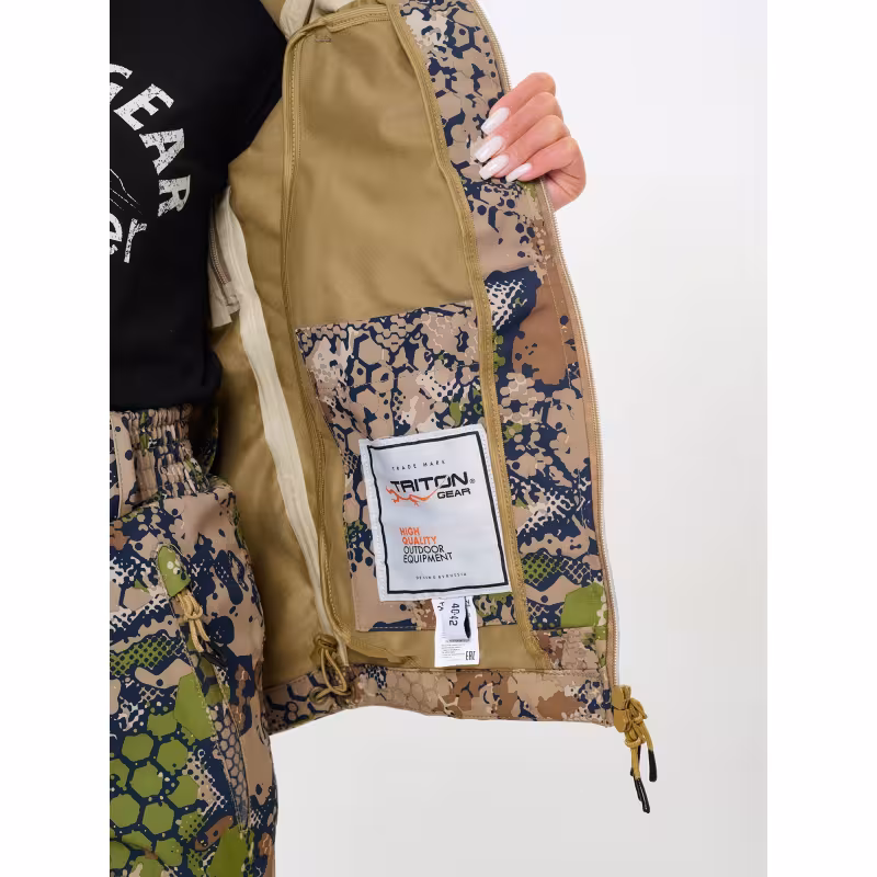 Костюм женский Triton Gear PRO -5, Soft Shell, Forest Green, размер 48-50, 170-176 см