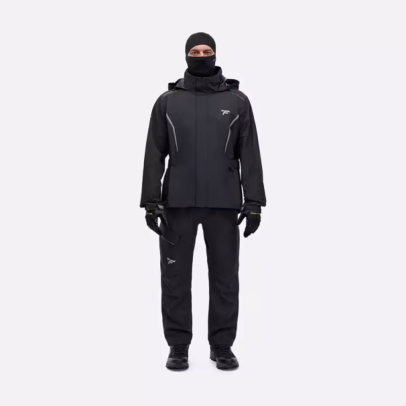 Костюм мужской Finntrail Rider 3475 Graphite, мембрана Hard-Tex, черный, размер 44-46 (S), 165-175 см