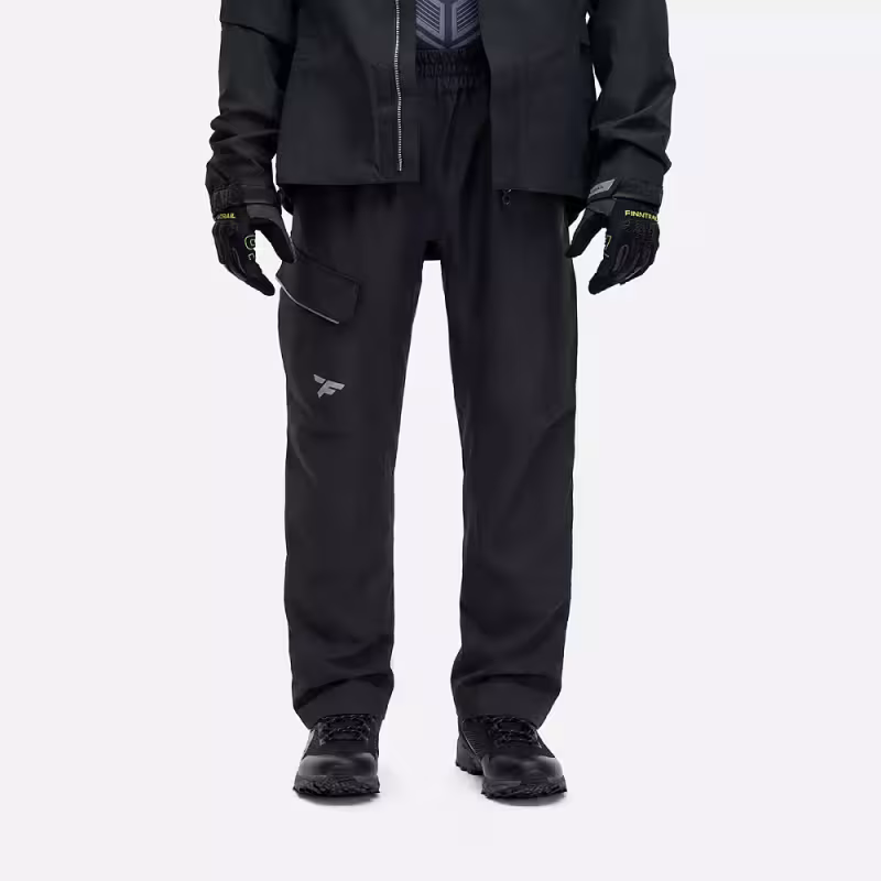 Костюм мужской Finntrail Rider 3475 Graphite, мембрана Hard-Tex, черный, размер 44-46 (S), 165-175 см
