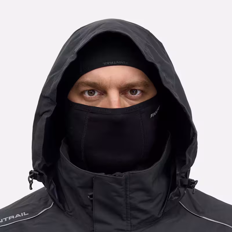 Костюм мужской Finntrail Rider 3475 Graphite, мембрана Hard-Tex, черный, размер 44-46 (S), 165-175 см
