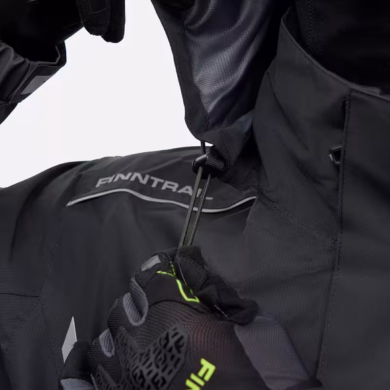 Костюм мужской Finntrail Rider 3475 Graphite, мембрана Hard-Tex, черный, размер 44-46 (S), 165-175 см