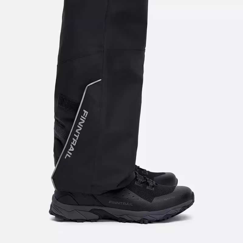 Костюм мужской Finntrail Rider 3475 Graphite, мембрана Hard-Tex, черный, размер 44-46 (S), 165-175 см