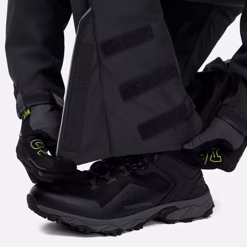 Костюм мужской Finntrail Rider 3475 Graphite, мембрана Hard-Tex, черный, размер 44-46 (S), 165-175 см