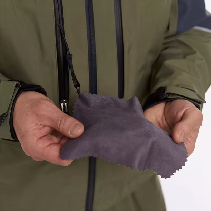 Куртка забродная мужская Finntrail Proguide 4031 Khaki, мембрана Hard-Tex, хаки, размер 44-46 (S), 165-175 см