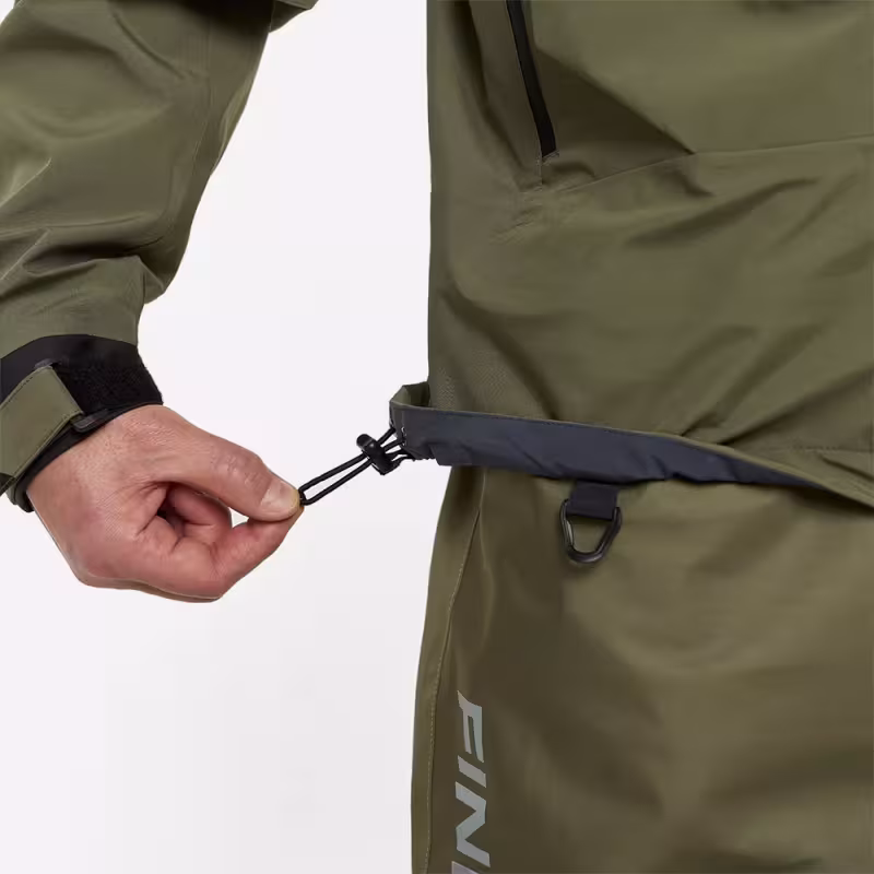 Куртка забродная мужская Finntrail Proguide 4031 Khaki, мембрана Hard-Tex, хаки, размер 44-46 (S), 165-175 см