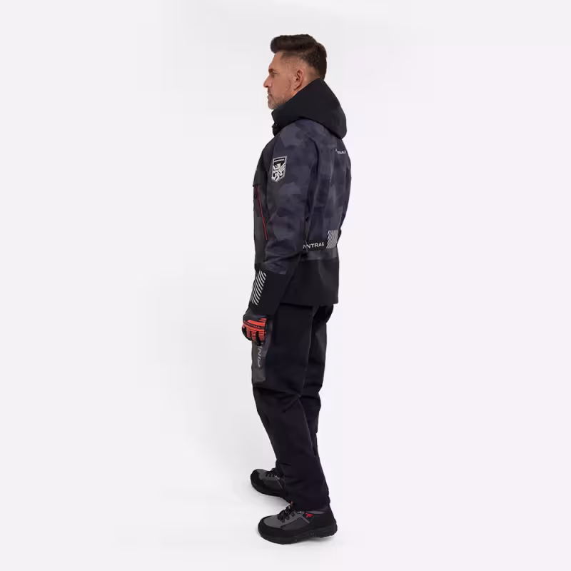 Куртка забродная мужская Finntrail Speedmaster 4026 CamoShadowBlack, черный, размер 54-56 (XL), 180-190 см