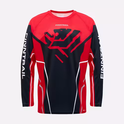 Джерси мужское Finntrail Jersey 6600 Red, полиэстер, красный, размер 62-64 (XXXL), 190-200 см