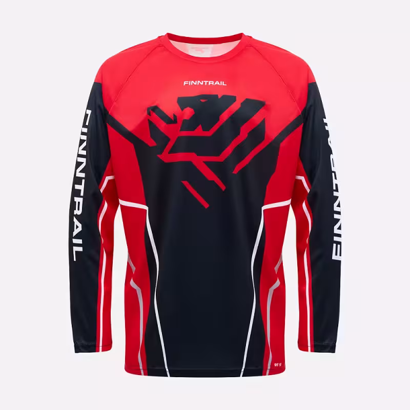 Джерси мужское Finntrail Jersey 6600 Red, полиэстер, красный, размер 62-64 (XXXL), 190-200 см