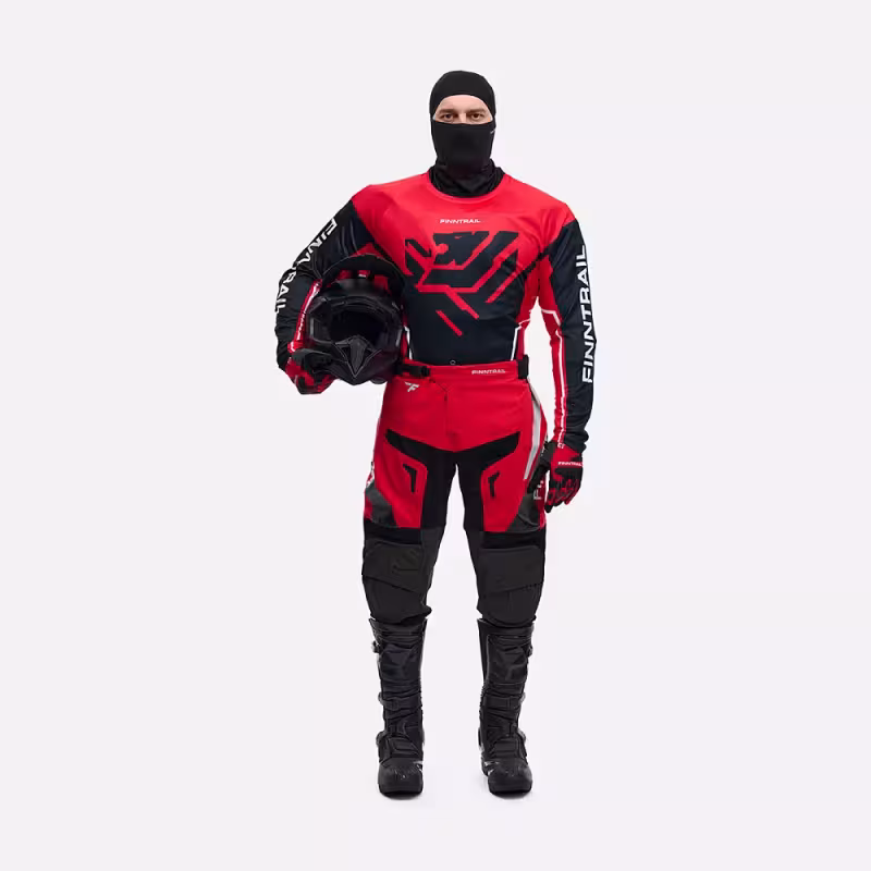 Джерси мужское Finntrail Jersey 6600 Red, полиэстер, красный, размер 62-64 (XXXL), 190-200 см