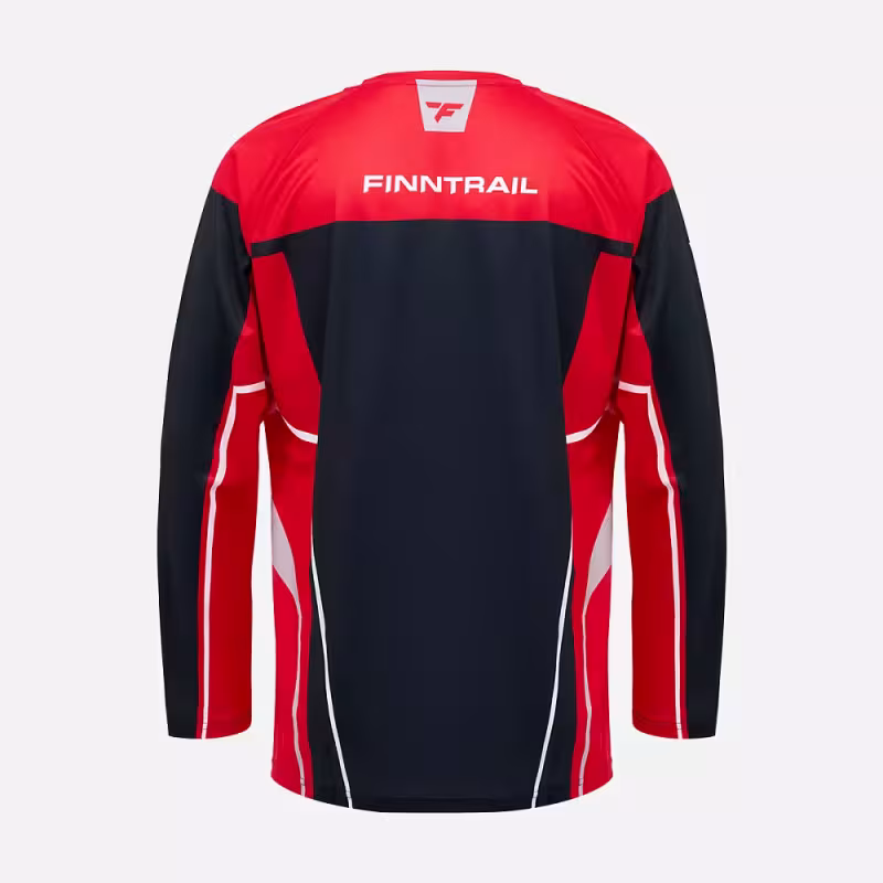 Джерси мужское Finntrail Jersey 6600 Red, полиэстер, красный, размер 62-64 (XXXL), 190-200 см