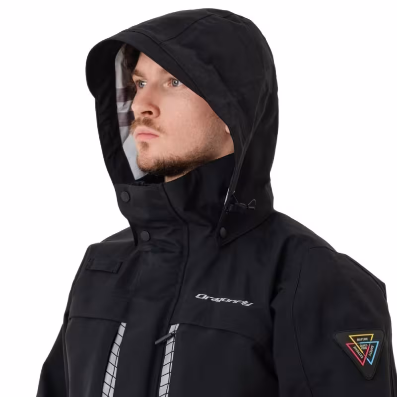 Мотокуртка мужская Dragonfly Quad Pro Man Black, черный, размер S, 170 см