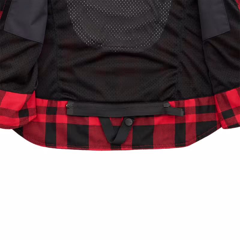 Моторубашка Dragonfly Streetfighter Man Red с защитой, красный, размер XL
