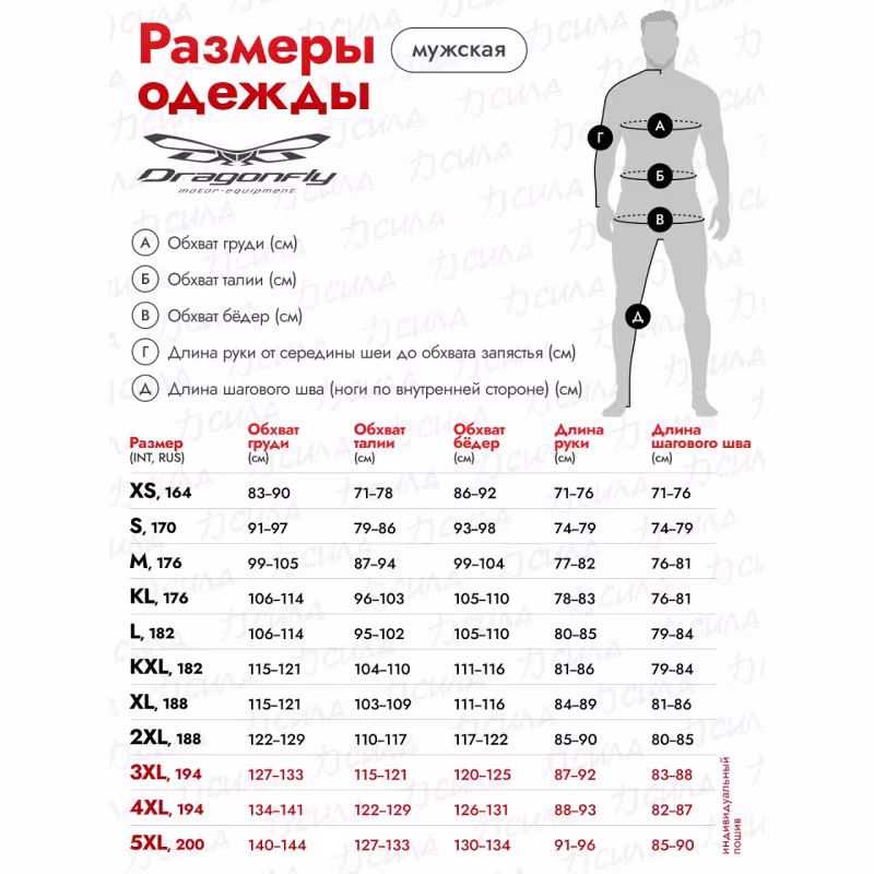 Моторубашка Dragonfly Streetfighter Man Red с защитой, красный, размер XL