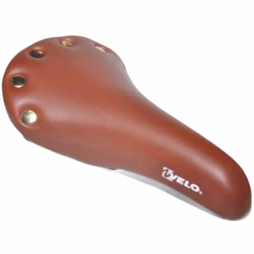Седло велосипедное Velo VL-6067J Vintage Brown, 281x165 мм, коричневый