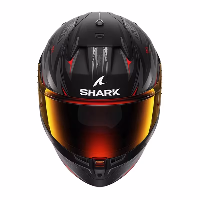 Мотошлем Shark D-Skwal 3 Blast-R, черный матовый/красный, размер M